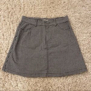 Brandy Melville Checkered Print Juliette Skirt